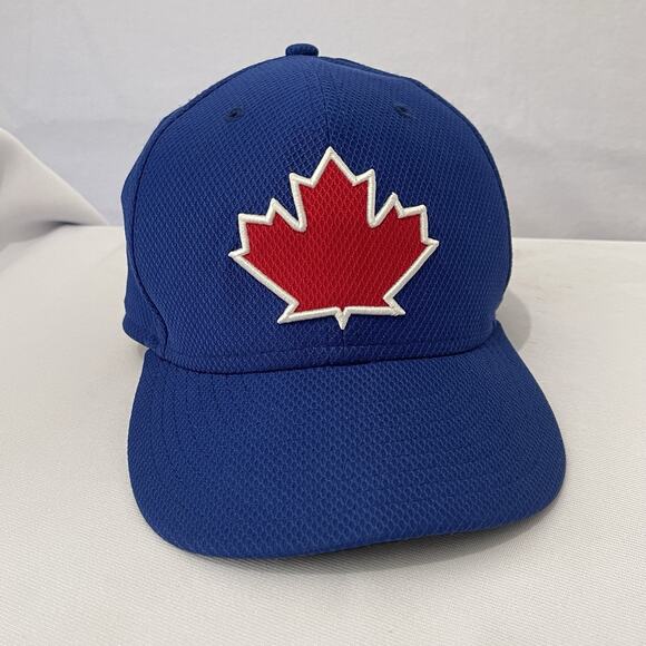 Toronto Blue Jays Hat Cap New Era Mens 7.25 Fitted 59Fifty Maple Leaf Logo - Picture 12 of 12
